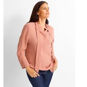 NWT ‼️ CLUB MONACO TIE NECK TOP